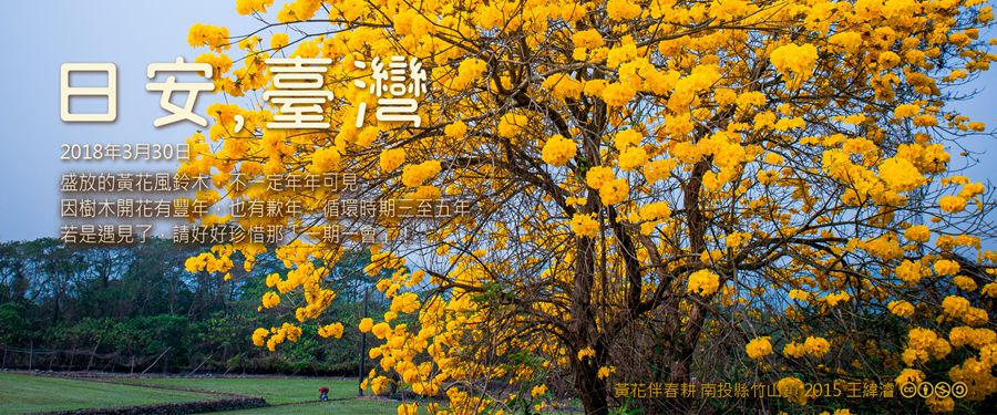 365 日安，臺灣之2018年3月31日